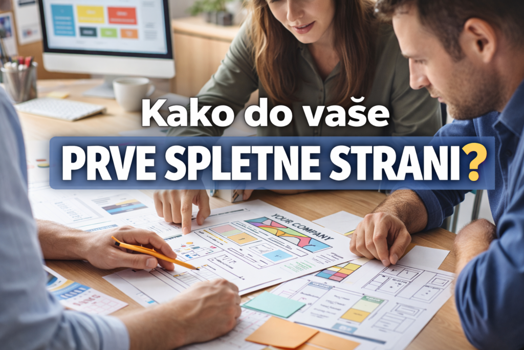kako do vaše prve spletne strani