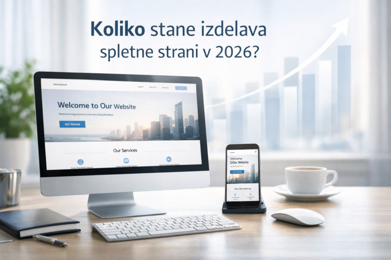 koliko stane izdelava spletne strani v 2026