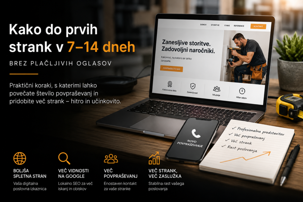 kako do prvih strank?